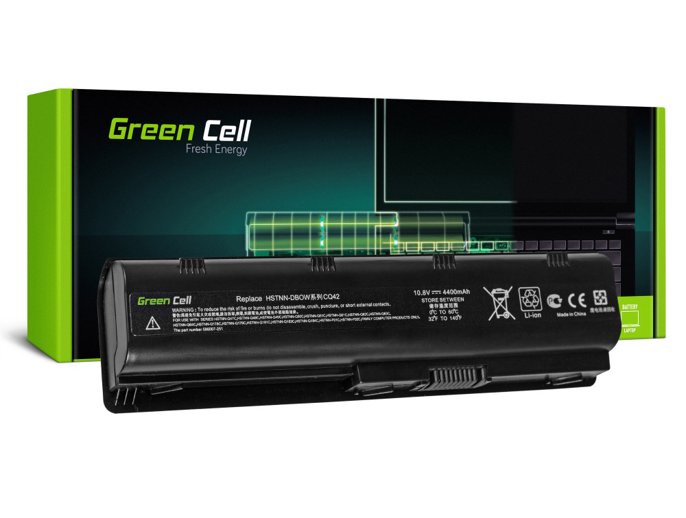 Green Cell Battery4 A1-A15 A42-A15 for MSI CR640 CX640, Medion Akoya E6221 E7220 E7222 P6634 P6815, Fujitsu LifeBook N532 NH532 – 4400 mah