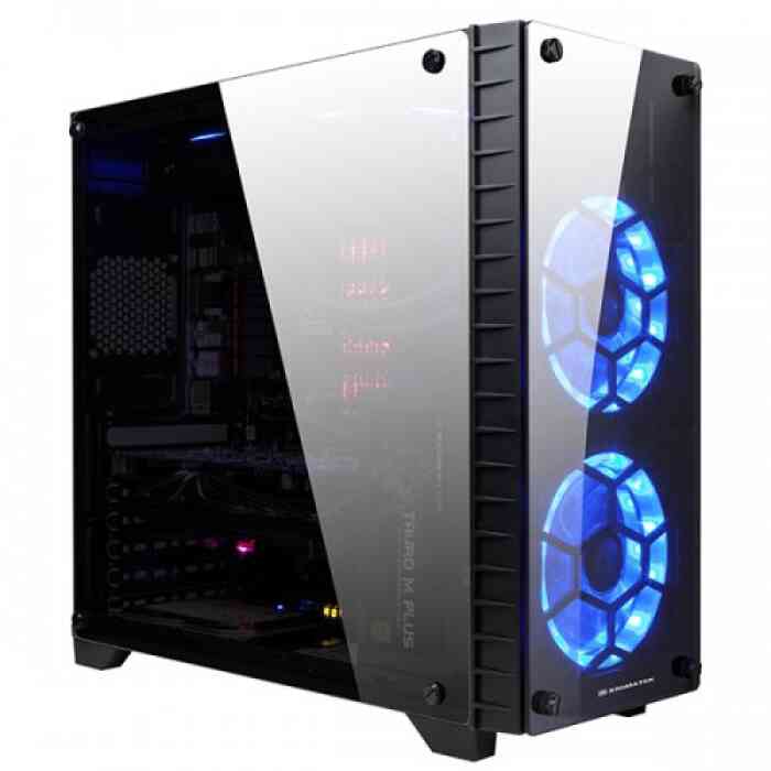 Chassis PROSPECT EN 9344 TEMPERED DESIGN, ATX , Mini ITX, Micro ATX, USB 3.0×2; HD Audio in/out jacks Pre-install 120mmx2 (SE II Blue LED fans), Bottom mounted psu, liquid Cooling compatible, CPU Cooling up to 130mm, VGA up to 260mm