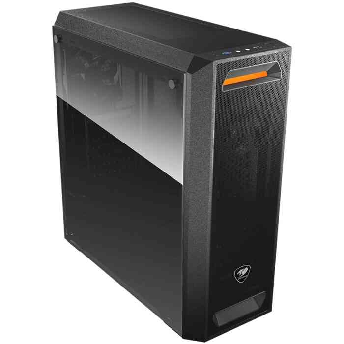 Chassis COUGAR MX350 MESH, Middle Tower,Mini ITX / Micro ATX / ATX,195 x 473 x 427 (mm),USB3.0 x 1 / USB2.0 x 1, Mic x 1, Audio x 1,Tempered Glass,PSU-Standard ATX PS2,2+2 (converted from 3.5″ drive bays)